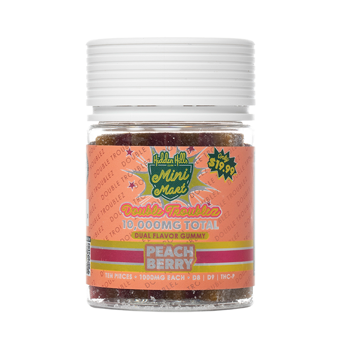 Hidden Hills Double Troublez Gummies 10000mg