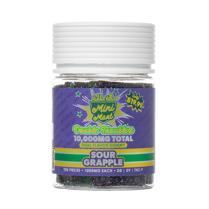 Hidden Hills Double Troublez Gummies 10000mg