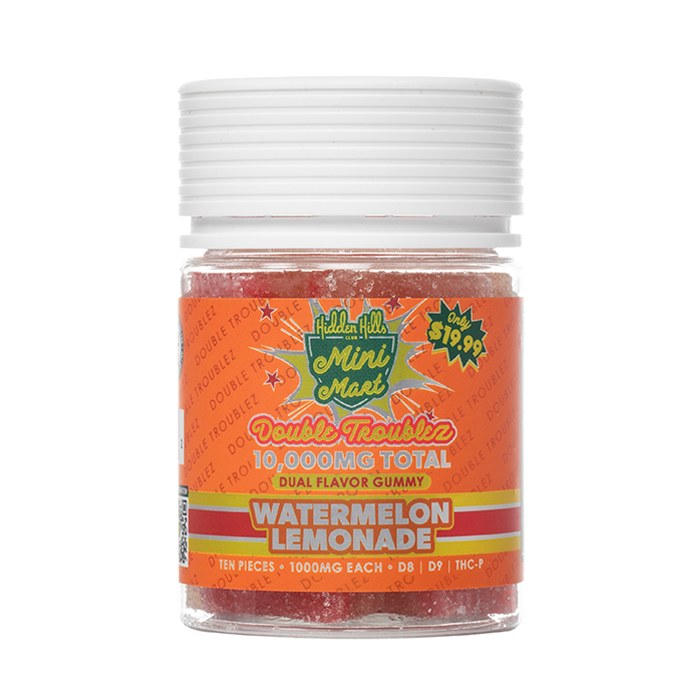 Hidden Hills Double Troublez Gummies 10000mg