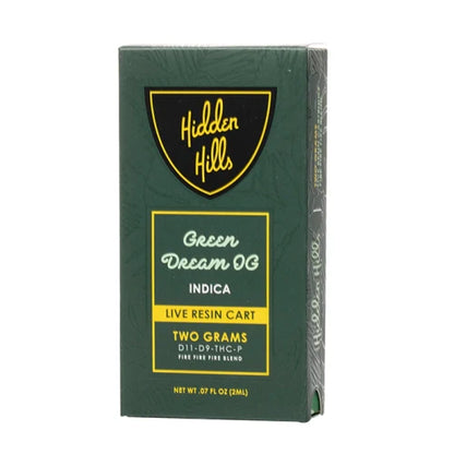 HIDDEN HILLS LIVE RESIN CARTRIDGE 2G