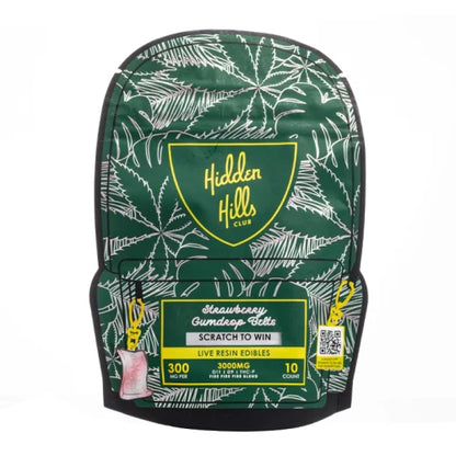 HIDDEN HILLS LIVE RESIN EDIBLES 300MG - 10CT (3000MG)