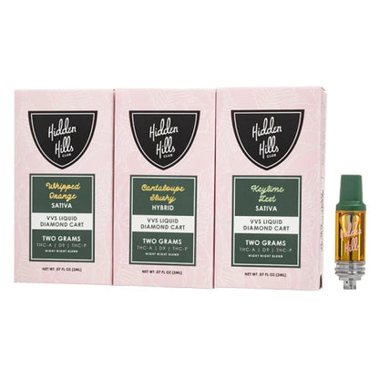 HIDDEN HILLS VVS LIQUID DIAMOND CARTRIDGE 2G