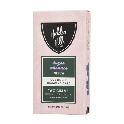 HIDDEN HILLS VVS LIQUID DIAMOND CARTRIDGE 2G