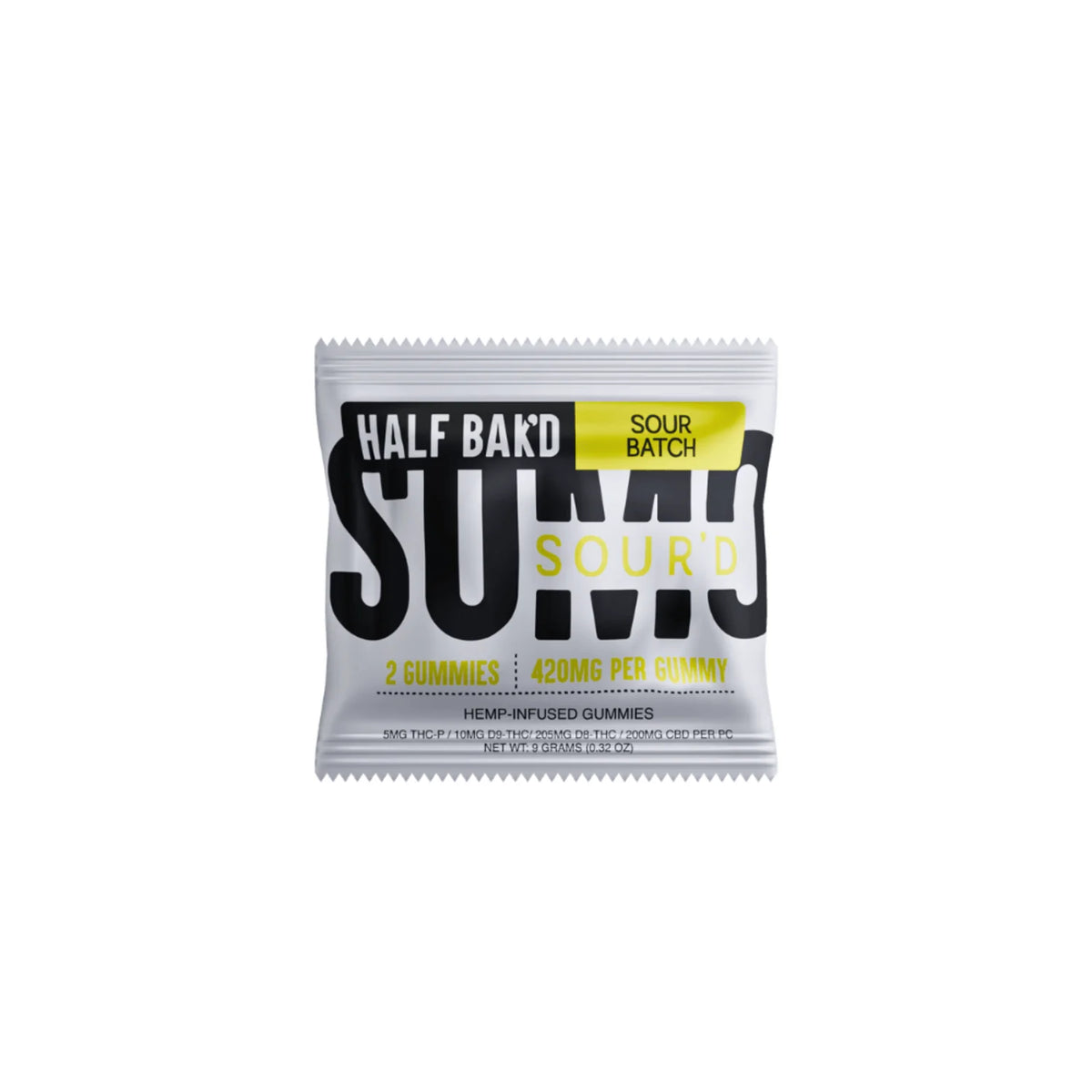 Half Bak’d Half Bak'd Sour'd Sumo 2ct 420mg Gummies