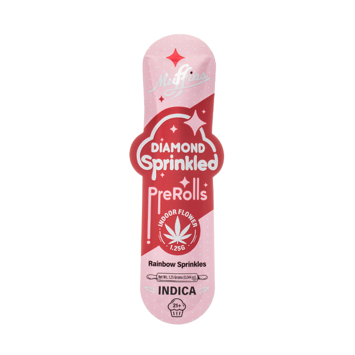 Muffins Diamond Sprinkled Prerolls 1.25G