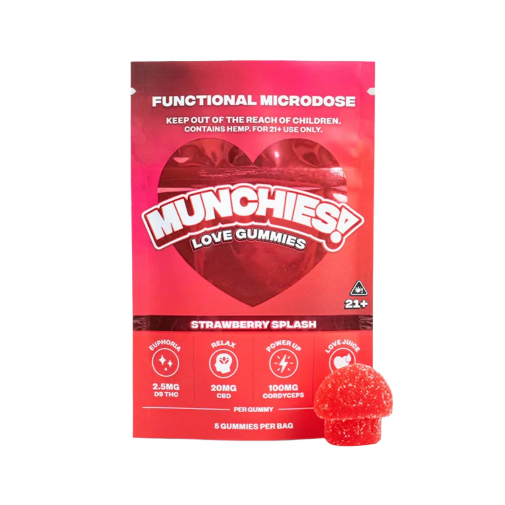 Munchies Functional Microdose Gummies 5ct