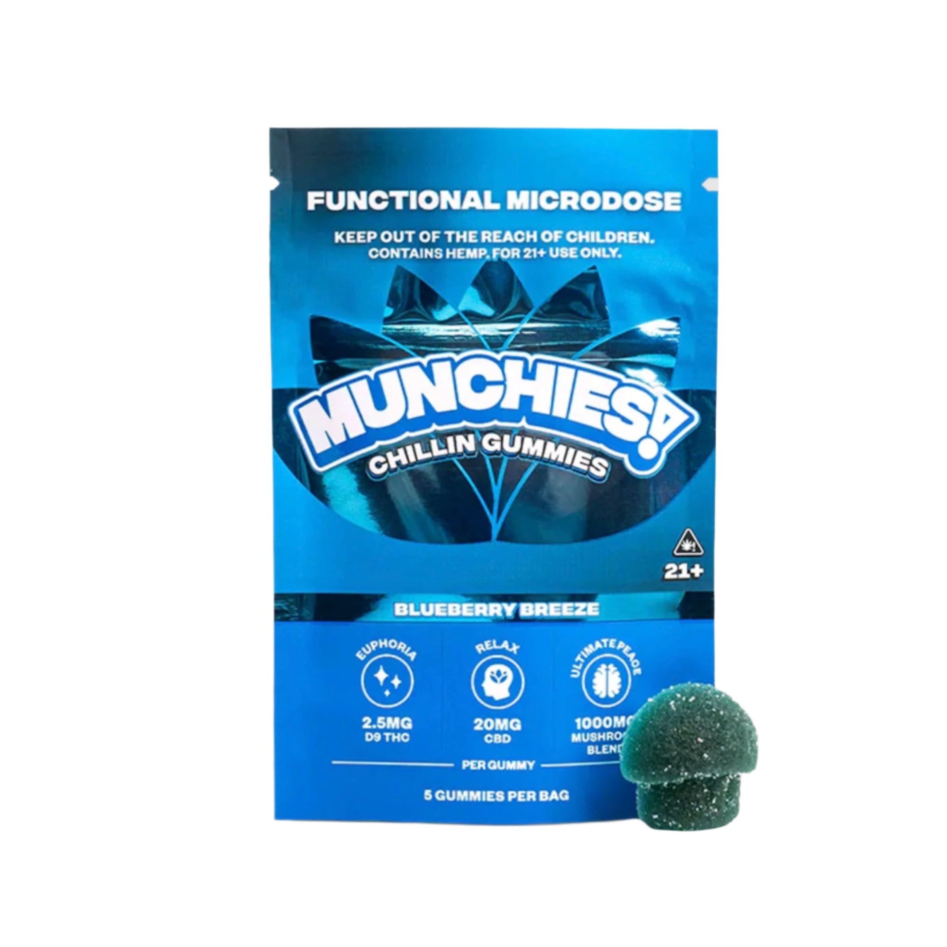 Munchies Functional Microdose Gummies 5ct
