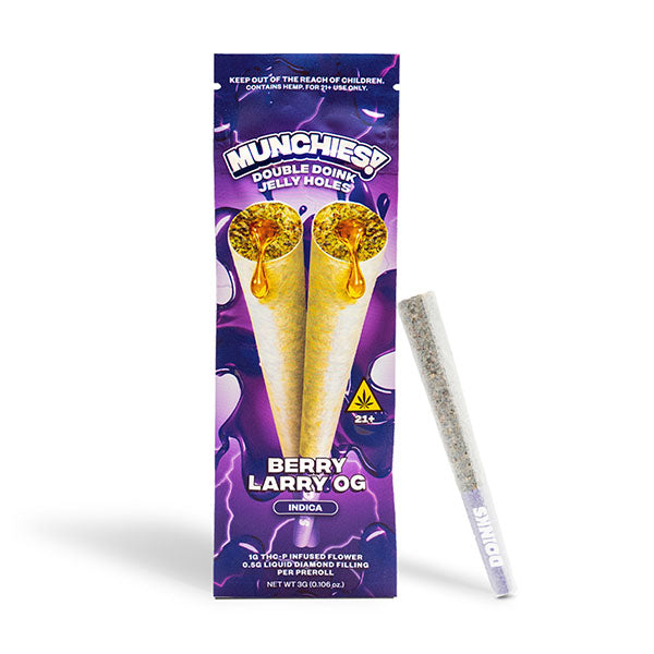 Munchies! Double Doink Jelly Holes THCp Prerolls 2×1.5g