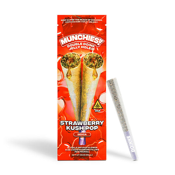 Munchies! Double Doink Jelly Holes THCp Prerolls 2×1.5g
