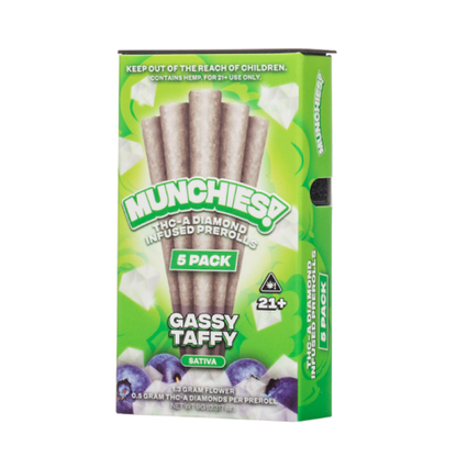 Munchies THC-A Diamond Infused Pre Rolls 1G - 5CT