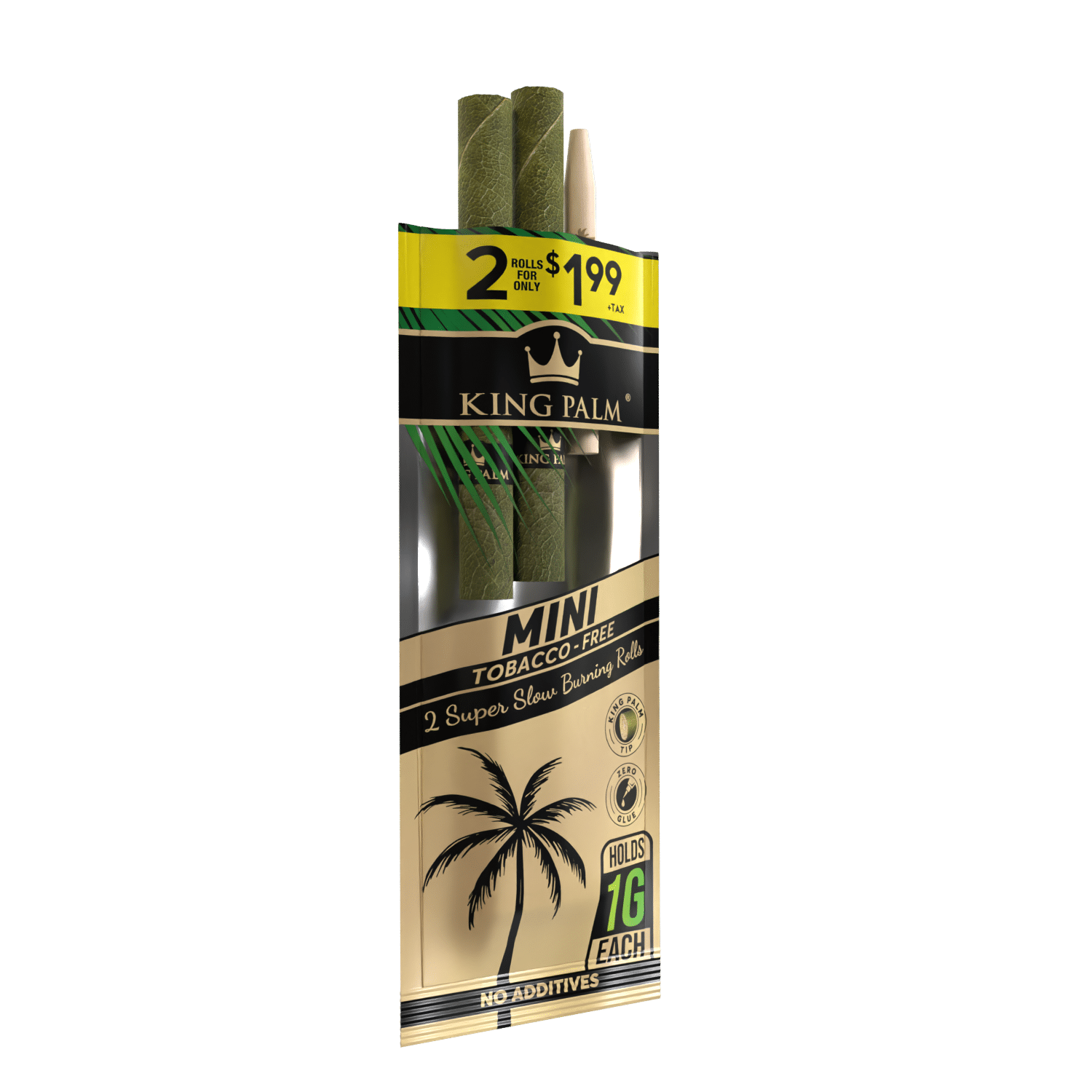 King Palm Mini Rollies - 2 Per Pack - 20 Packs Per Display