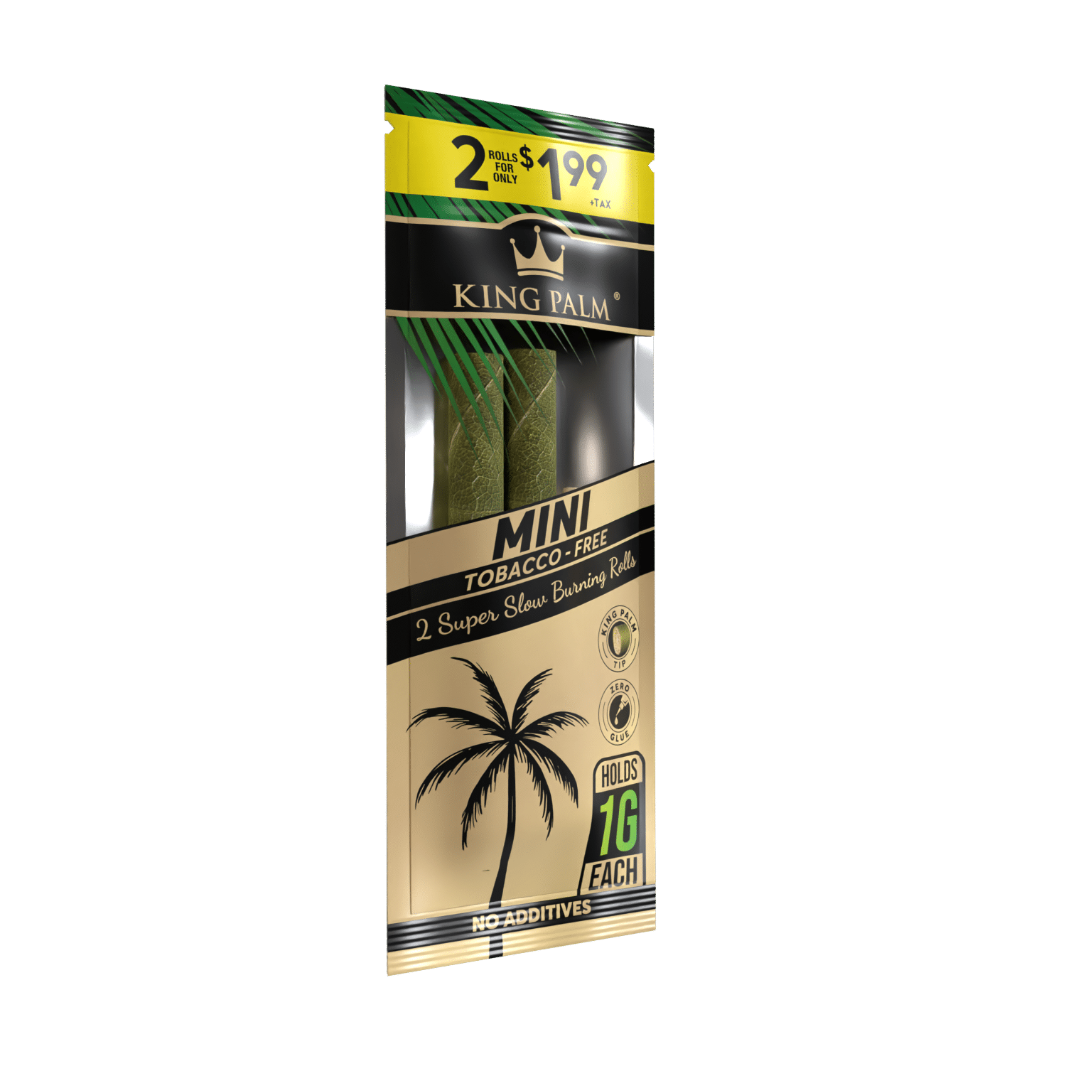 King Palm Mini Rollies - 2 Per Pack - 20 Packs Per Display