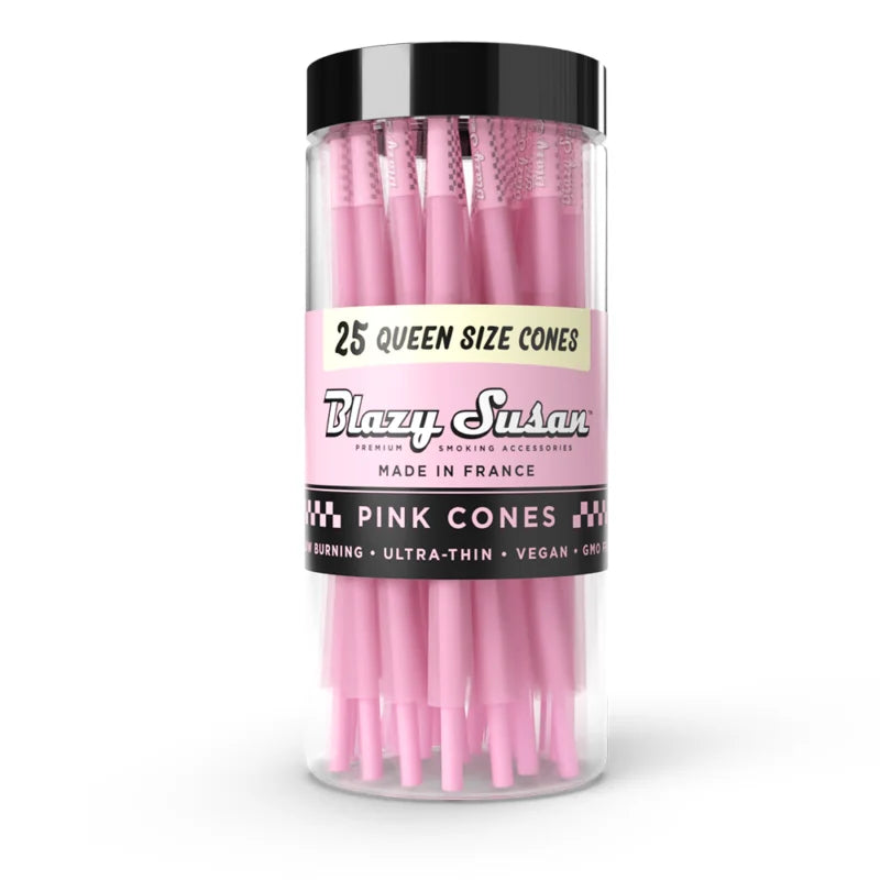 Blazy Susan - 120mm Queen Size Cones - 25 Counts Per Jar