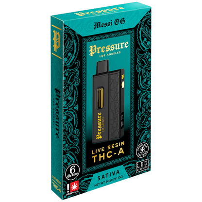 Pressure Live Resin THC-A Disposable 6G