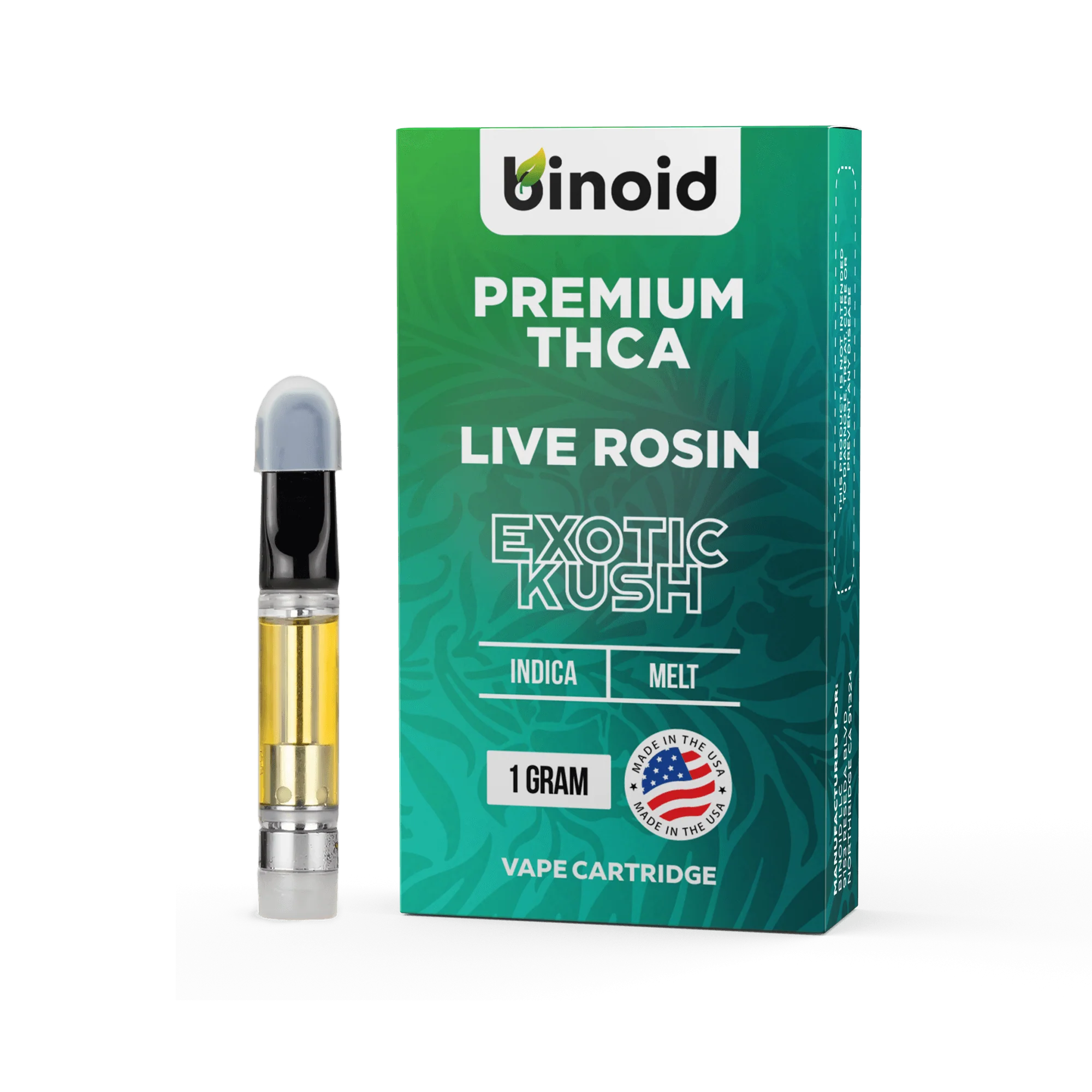 Binoid Live Rosin 1g Cartridge