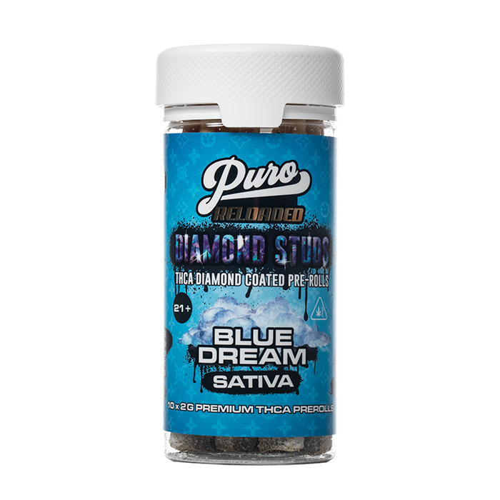Puro Reloaded Diamond Studz THCA Prerolls 20G