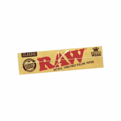 Raw Classic - King Size - Wide - 33 Per Pack - 50 Pack Per Box