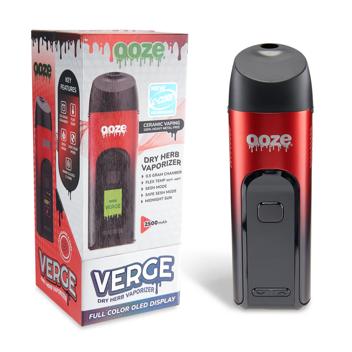 Verge – 2500 mAh Dry Herb Vaporizer