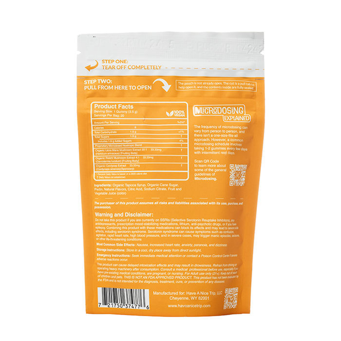 Road Trip Microdosed Blend Gummies - 20ct Pouch