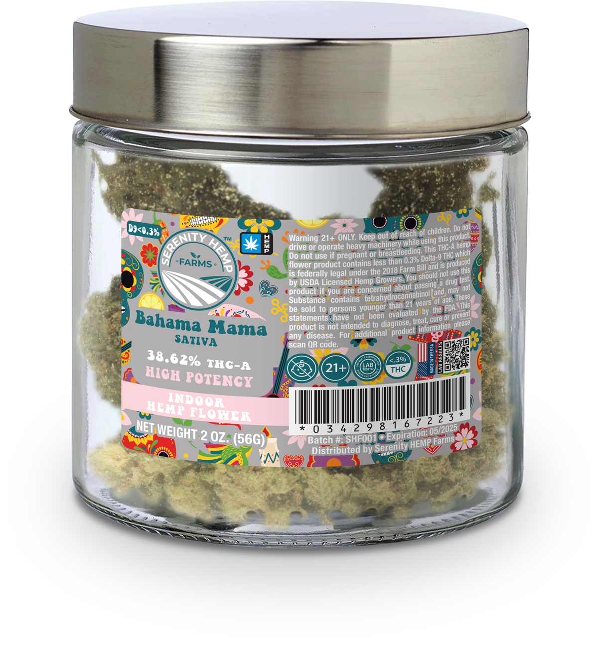 Serenity Hemp Farms THC-A Flower | 2oz