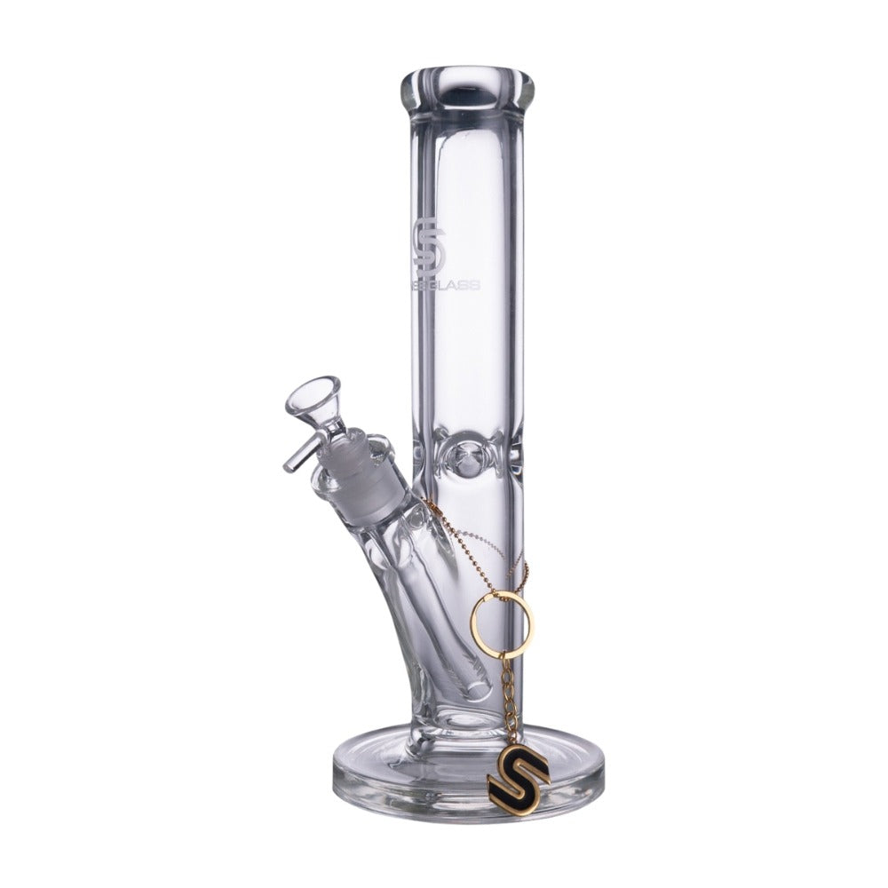 SENSE GLASS WATERPIPE 12" GLASS BEAKER CLEAR