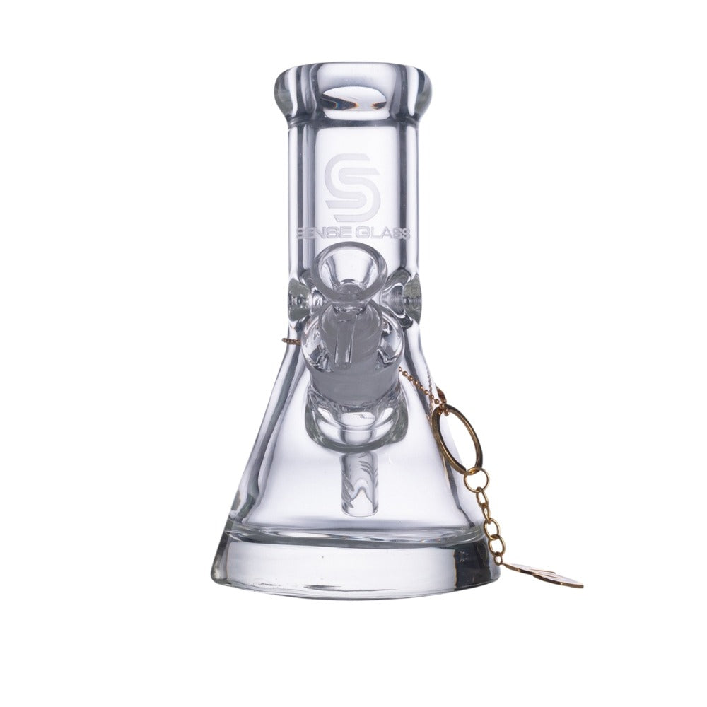 SENSE GLASS WATERPIPE 8" GLASS BEAKER