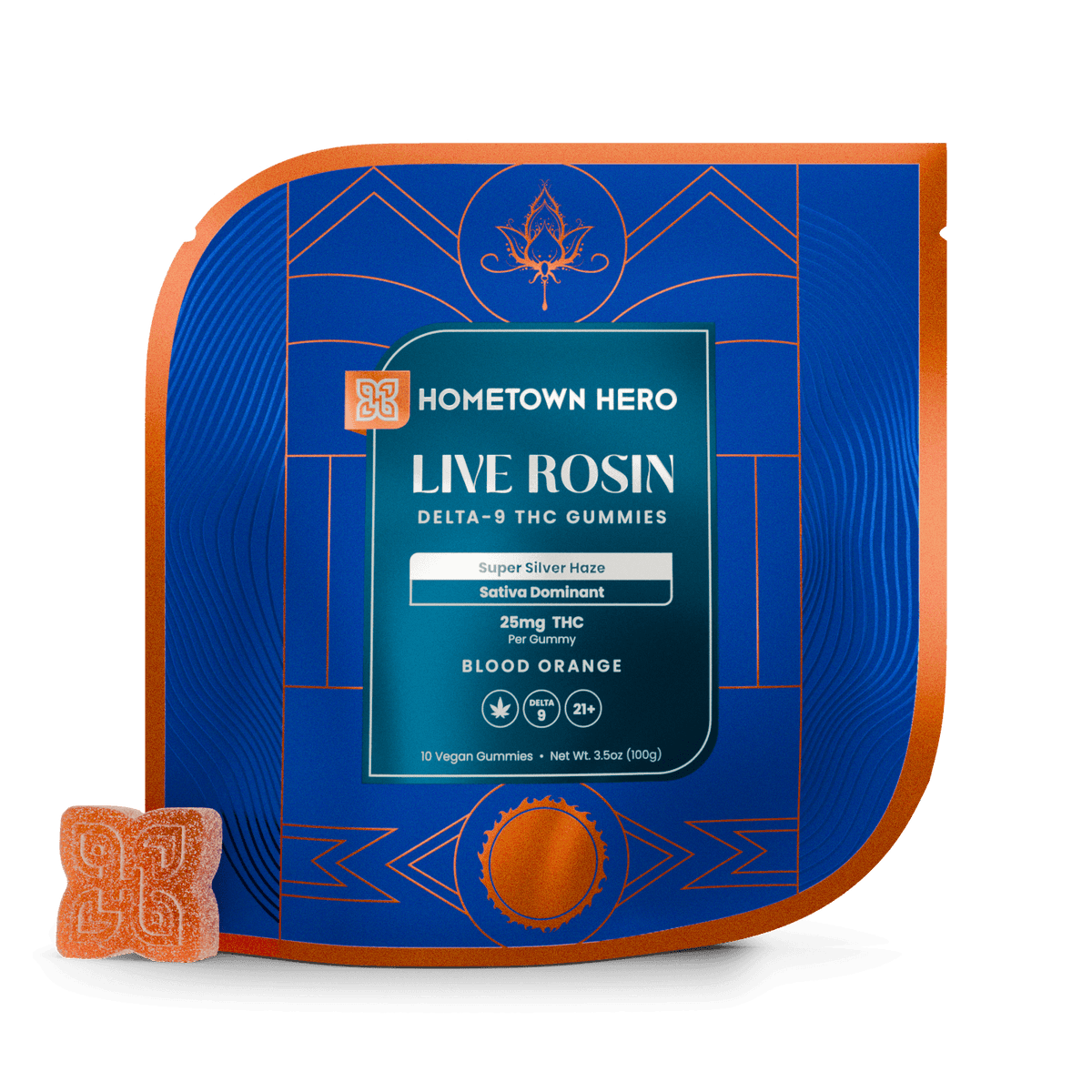 Hometown Hero Live Rosin Gummies 10ct