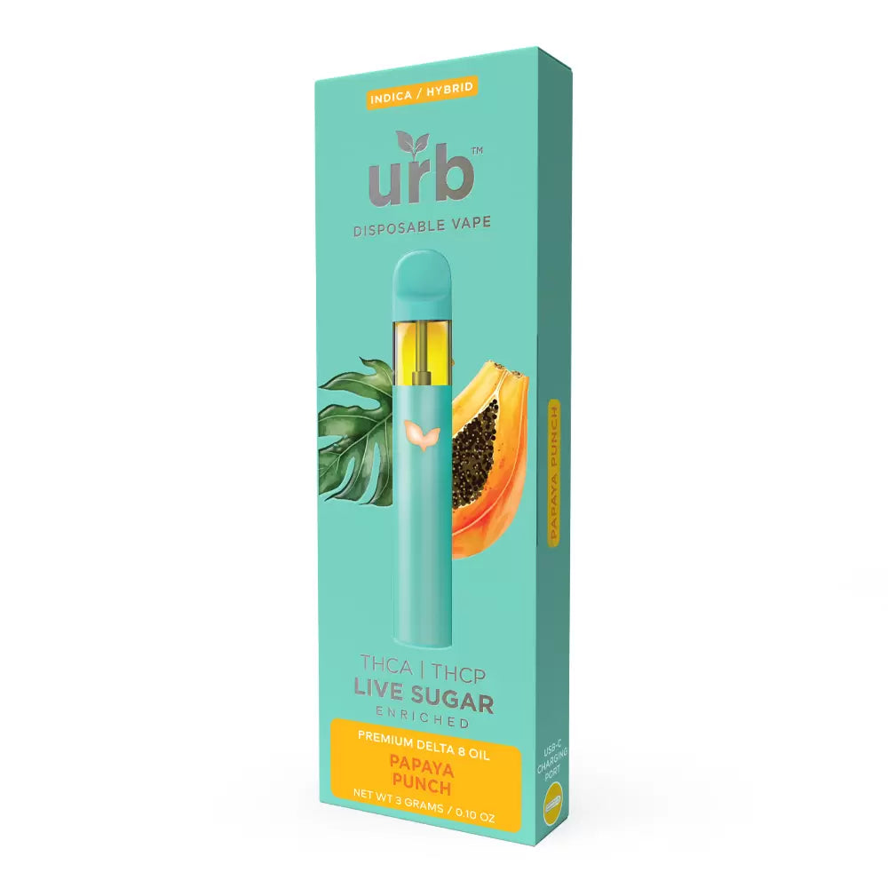 Urb THCA Live Sugar Disposable 3g