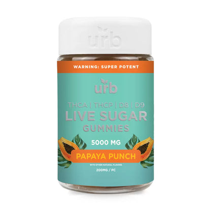 URB THCA Live Sugar Gummies | 5000mg