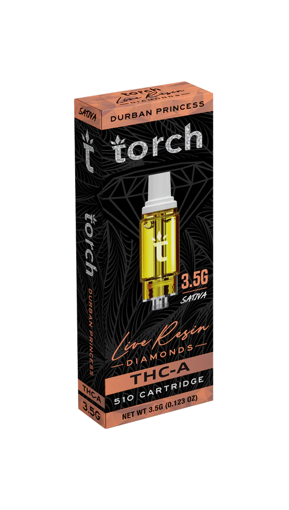 Torch THC-A Live Resin Diamonds 510 Cartridge 3.5G