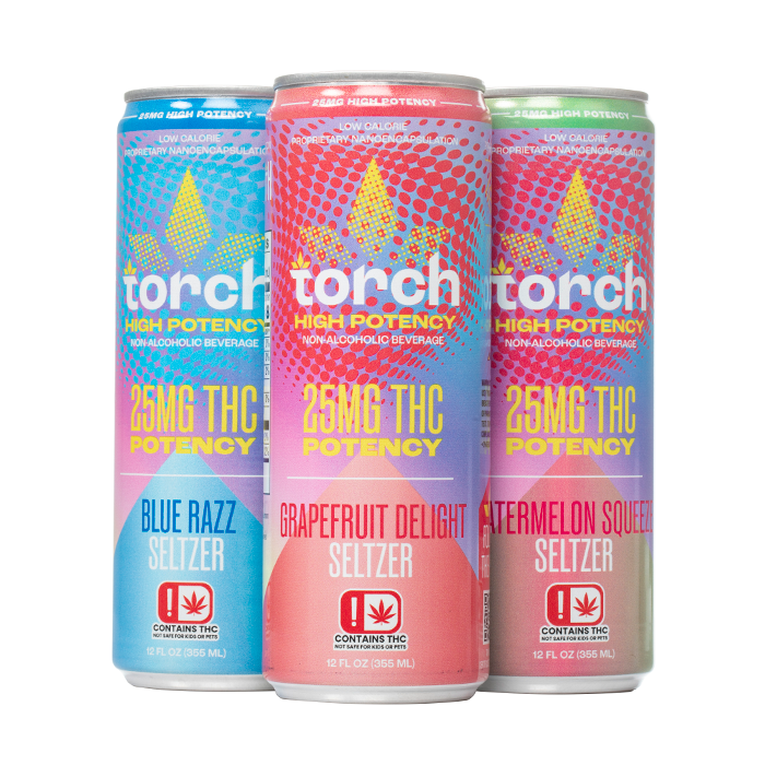 Torch High Potency THC Seltzers 25mg (4 pack)