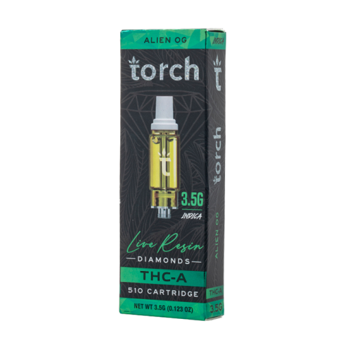 Torch THC-A Live Resin Diamonds 510 Cartridge 3.5G