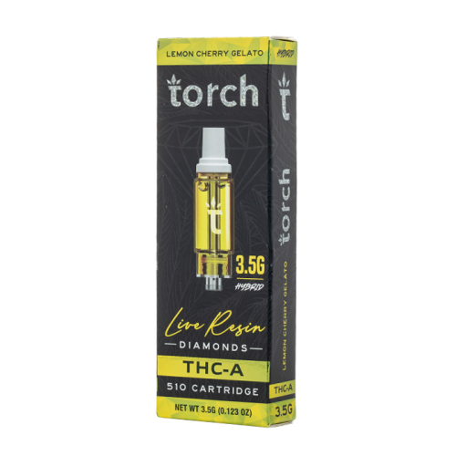 Torch THC-A Live Resin Diamonds 510 Cartridge 3.5G