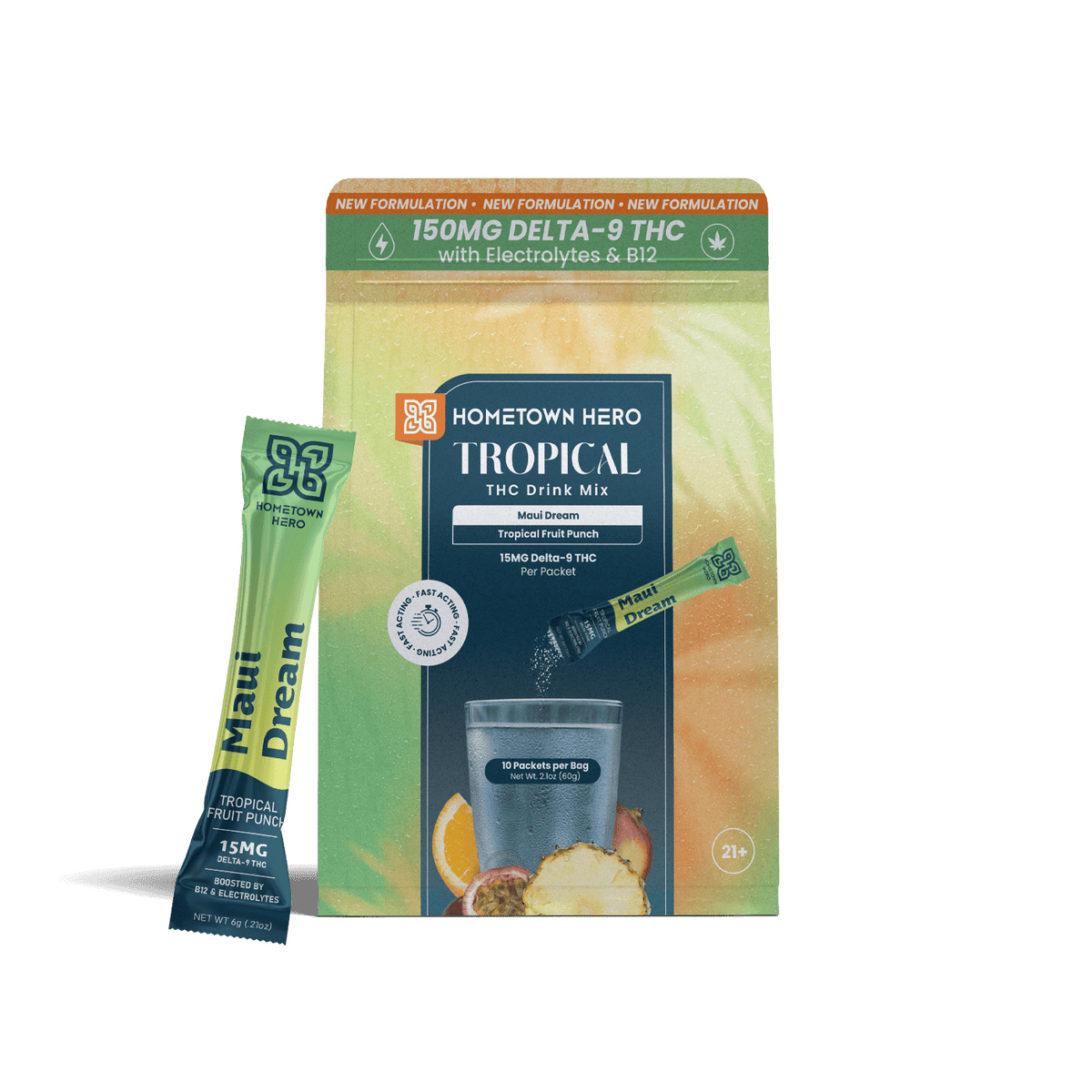 Hometown Hero THC Drink Mix 10ct