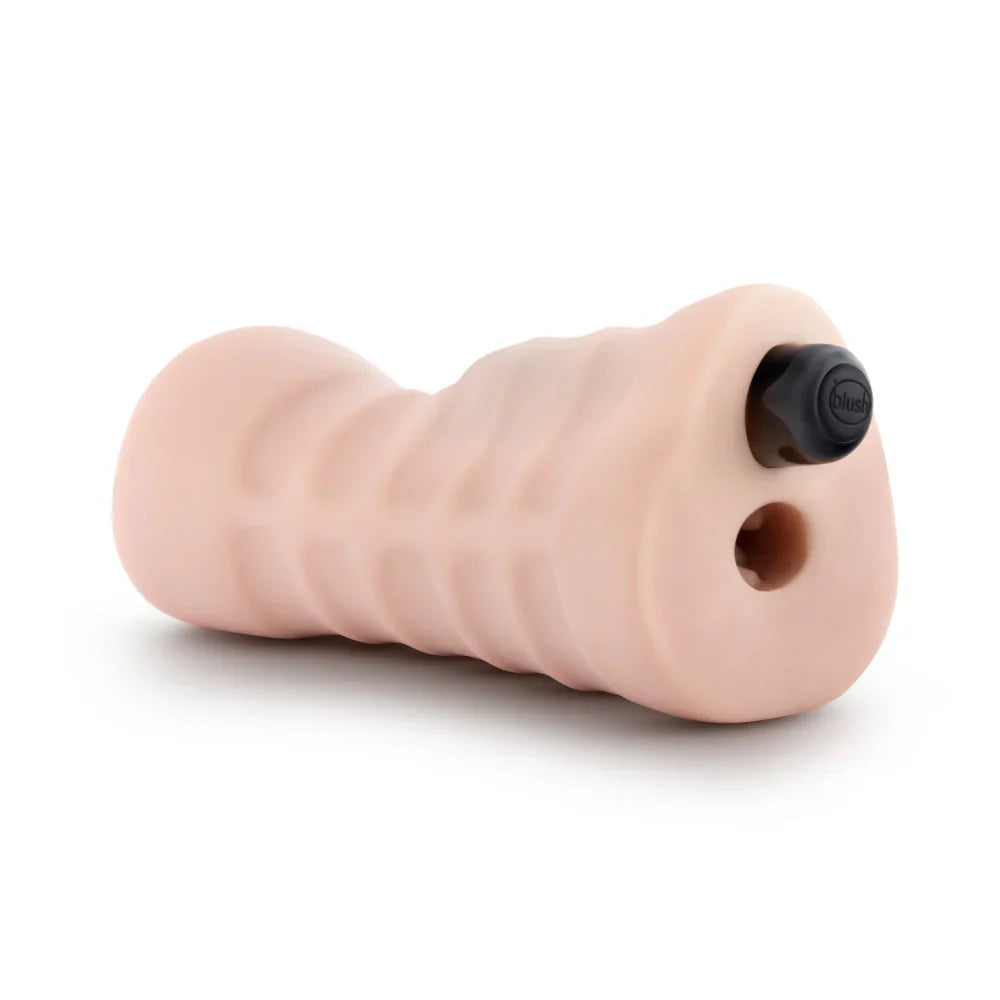 M For Men By Blush® | 3-Pack Self-Lubricating Vanilla Vibrating Masturbator / Stroker