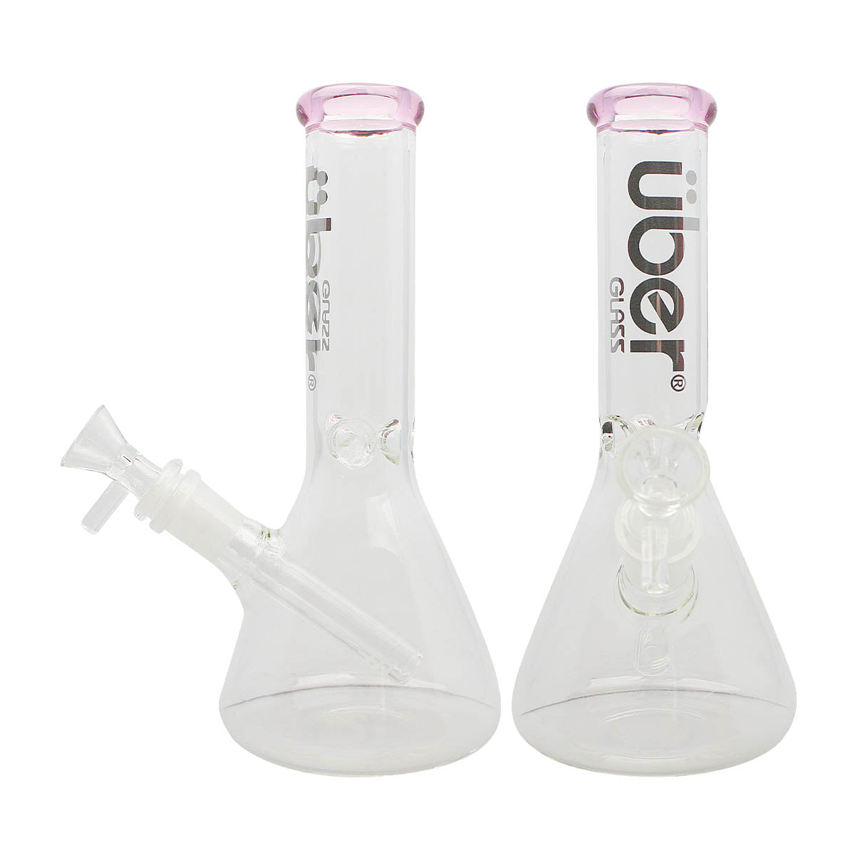Uber GOG 8" Beaker Waterpipe Pink