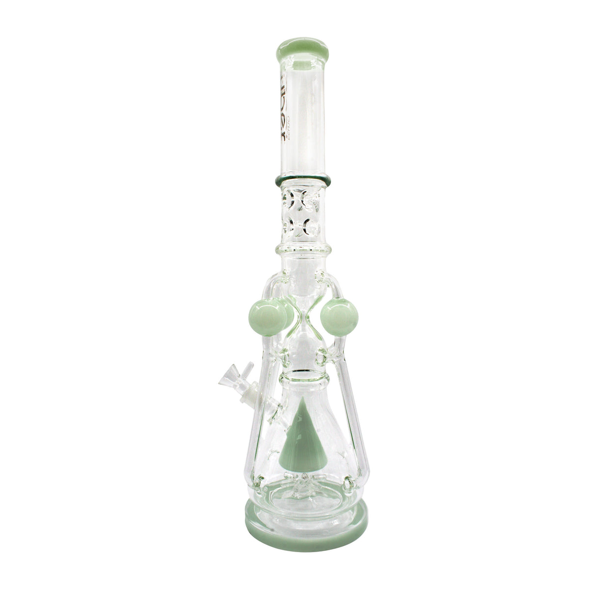 Uber 17" (5mm) Glass Waterpipe Jade Green