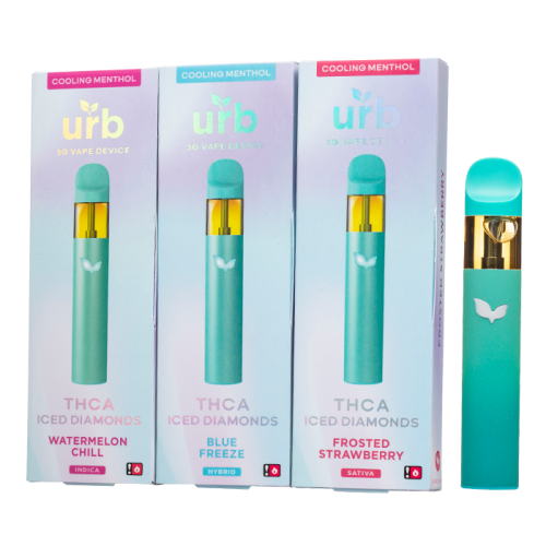 URB THC-A ICED DIAMONDS DISPOSABLE 3G