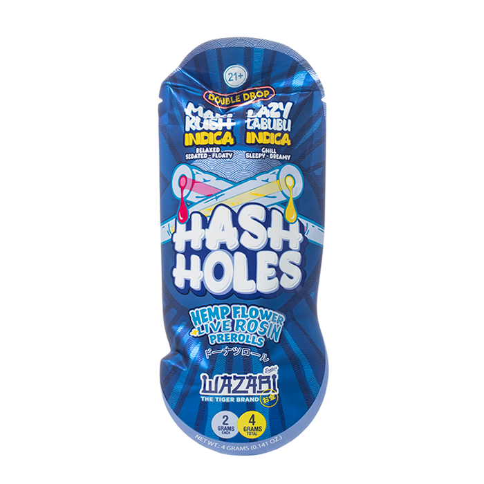 Wazabi Exotics THCP Hash Holes Prerolls 4G