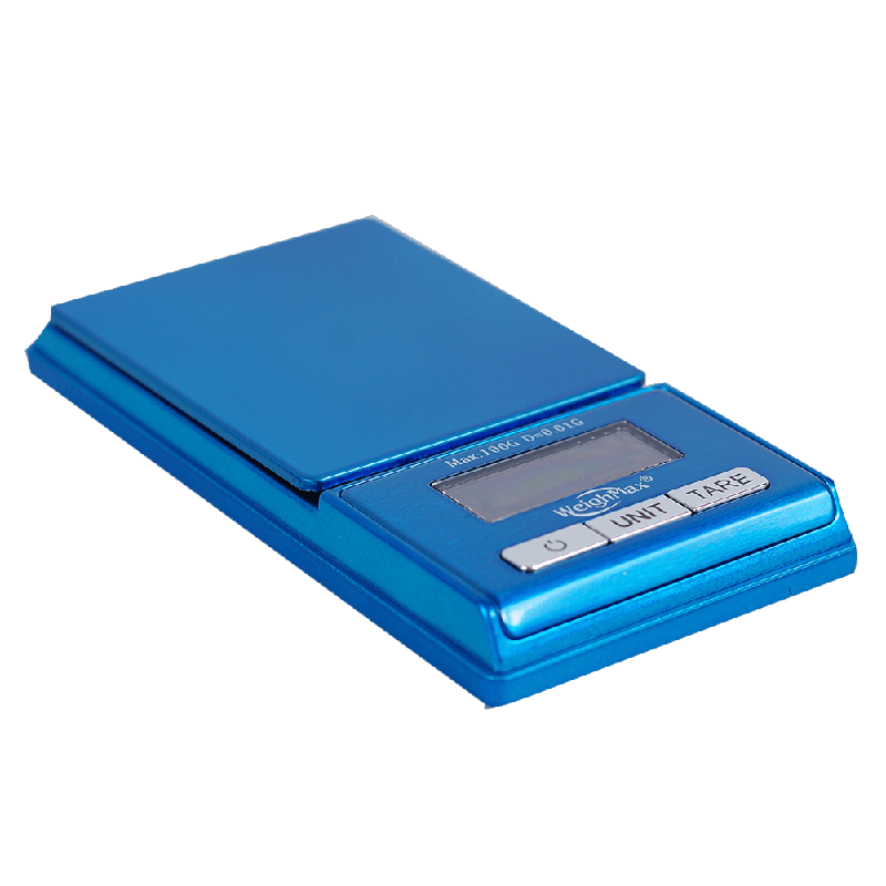 WeighMax BLG Bling Digital Pocket Scale 100g x 0.01g Blue