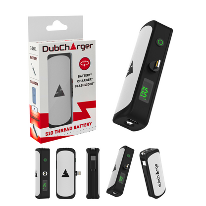 The DubCharger - Portable Charger / Flash Light / 510 Thread Battery (PRESALE)