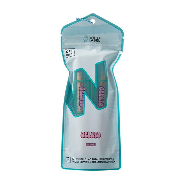 White Label THCA 2X2 Gram Pre Rollz 4G