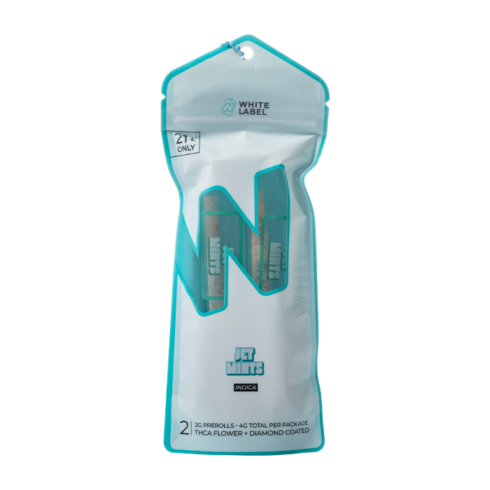 White Label THCA 2X2 Gram Pre Rollz 4G