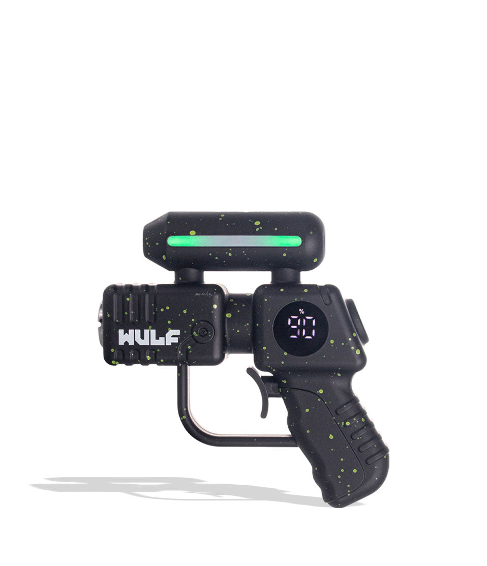 Wulf Mods Zapp Variable Voltage Battery - Black-Green Spatter front
