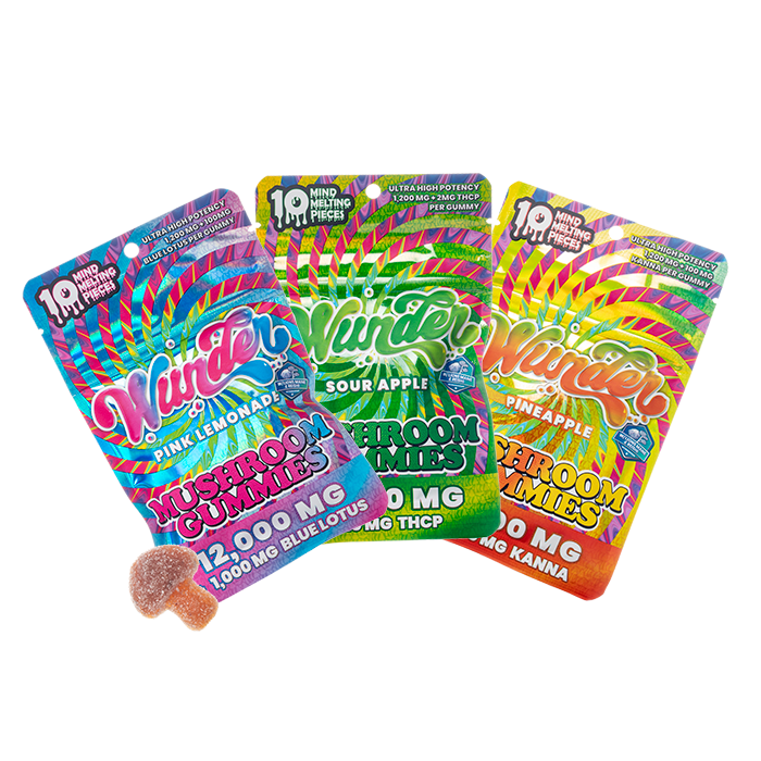 Wunder Mind Melt Mushroom Gummies 12000mg
