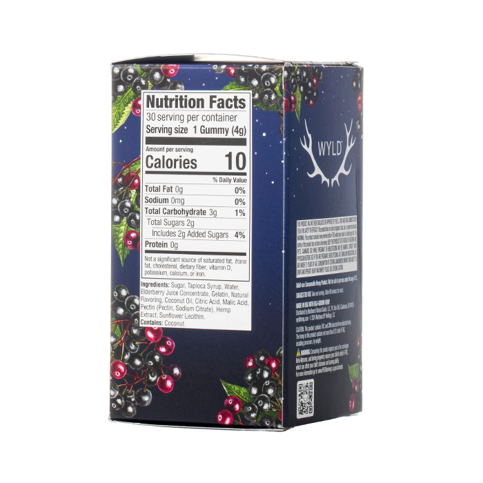 Wyld Delta 9 + CBN Sleep Gummies 450mg