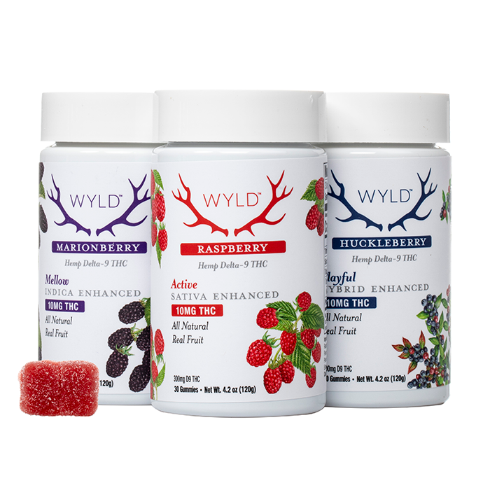 Wyld Hemp Delta 9 THC Gummies 300mg