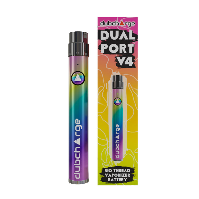 High-Capacity 510 Thread Dual Port V4 900 mAh Battery | Long-Lasting Power Source for Vaporizer Devices