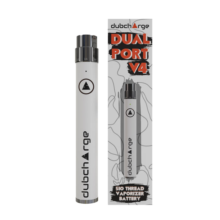 High-Capacity 510 Thread Dual Port V4 900 mAh Battery | Long-Lasting Power Source for Vaporizer Devices
