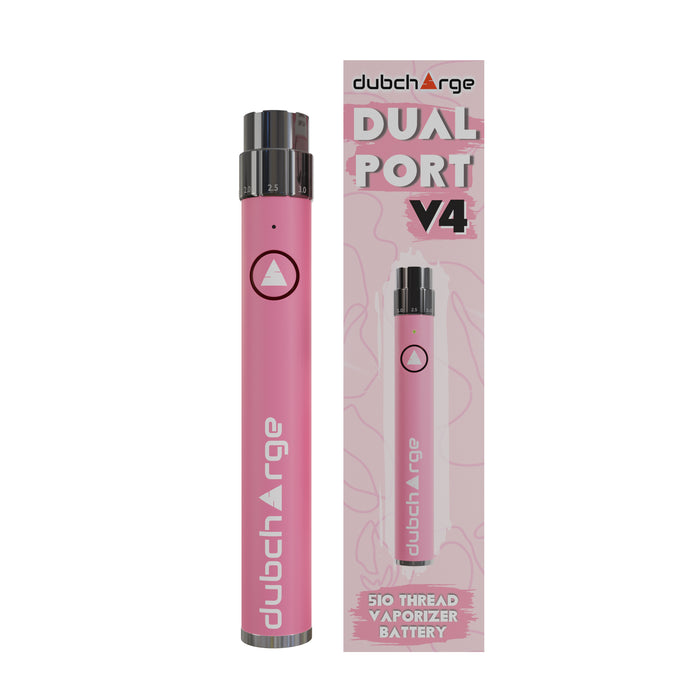 High-Capacity 510 Thread Dual Port V4 900 mAh Battery | Long-Lasting Power Source for Vaporizer Devices